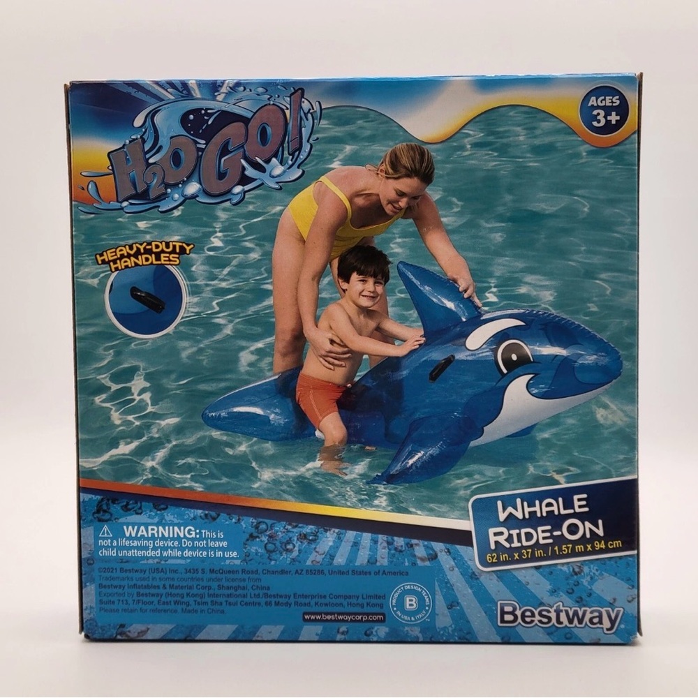 Bestway Blue Whale Ride-On for Kids